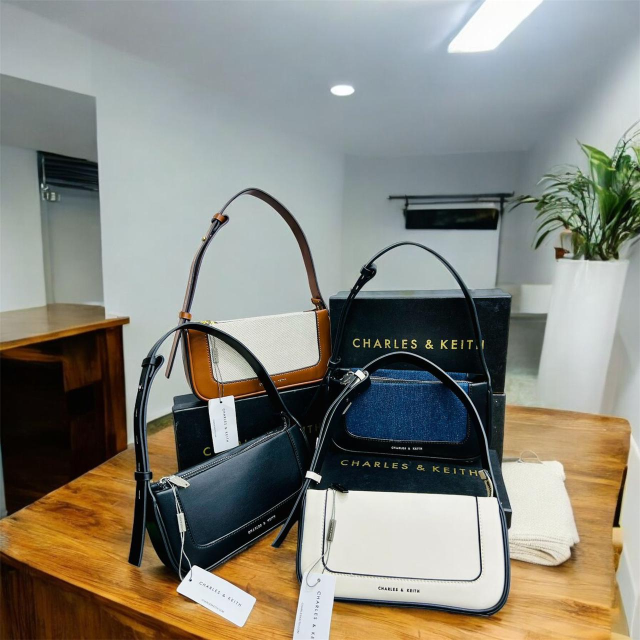 Charles & Keith β Premium Quality (Black/Blue)
