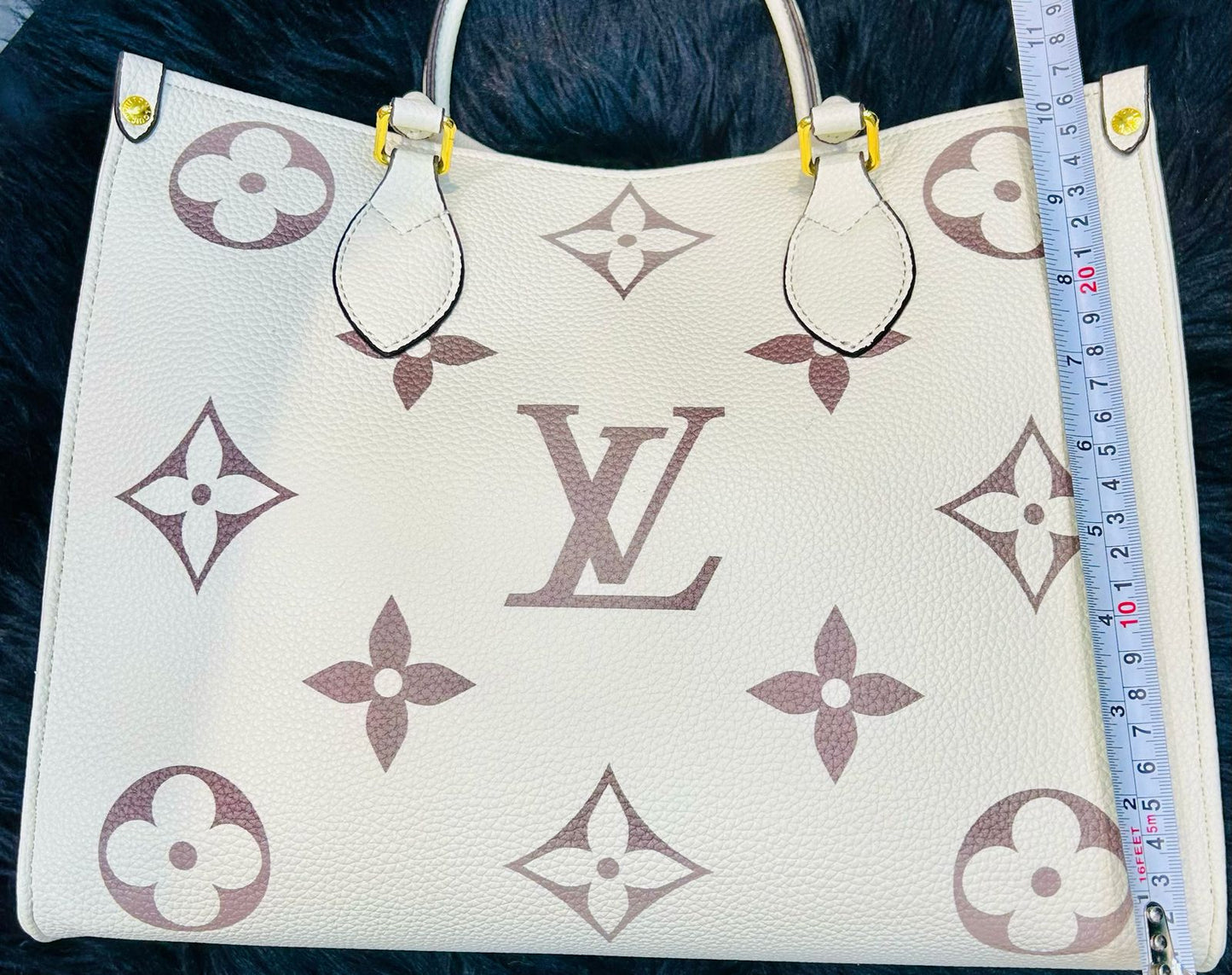 Louis Vuitton On The Go – AAA Quality, Official Model (Brown/Beige)