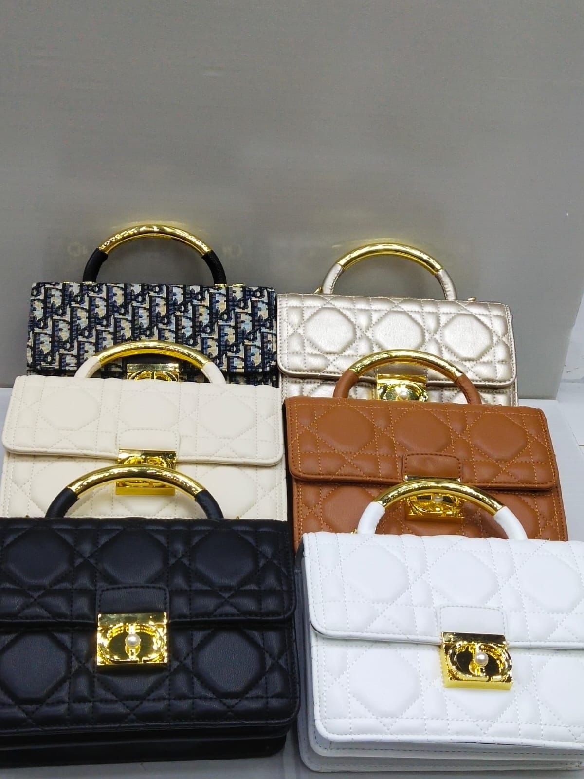 DIOR — Medium Women's Bag (High Quality | Same As Original | Full Dior Packaging) (Golden)
