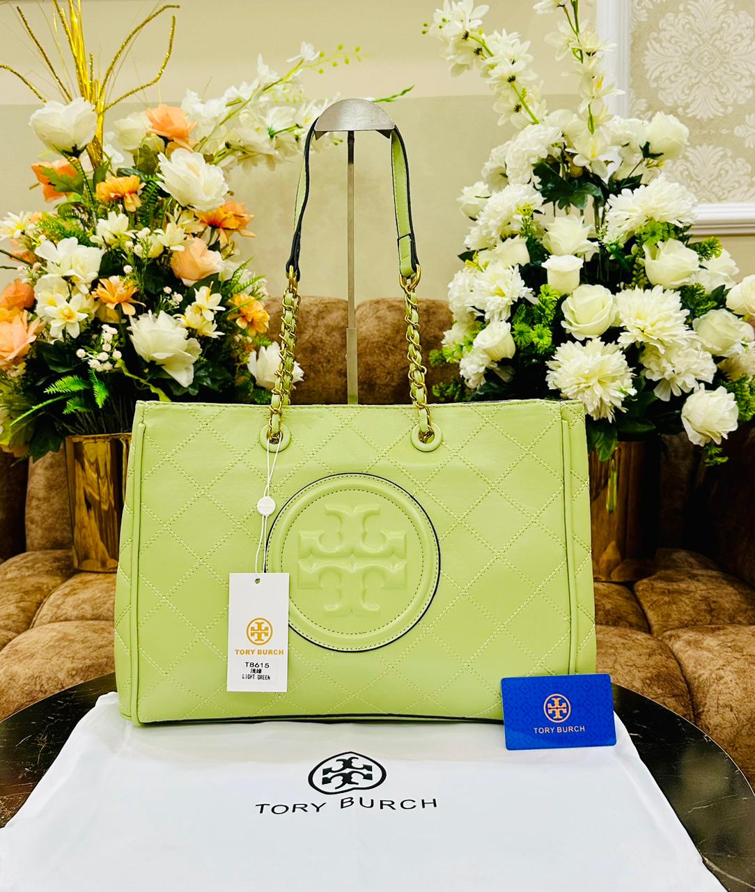Tory Burch β Premium Quality Bag (AAA Material | Official Model | Card & Dust Bag Included) (Pistachio)