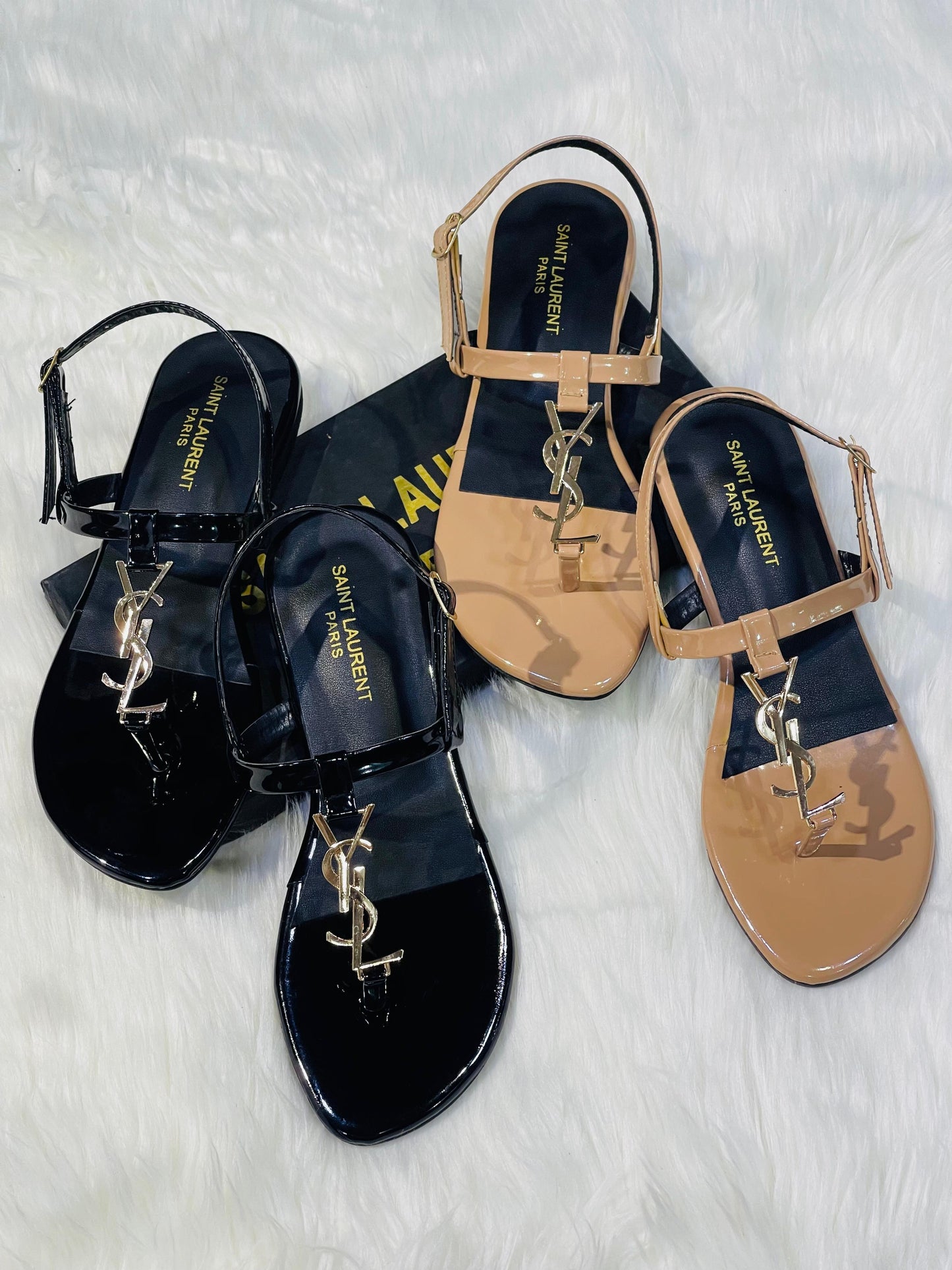 Saint Laurent Sandals β Restocked Edition (Black)