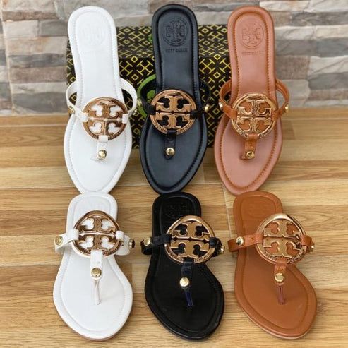 TORY BURCH β Miller Sandals (White)