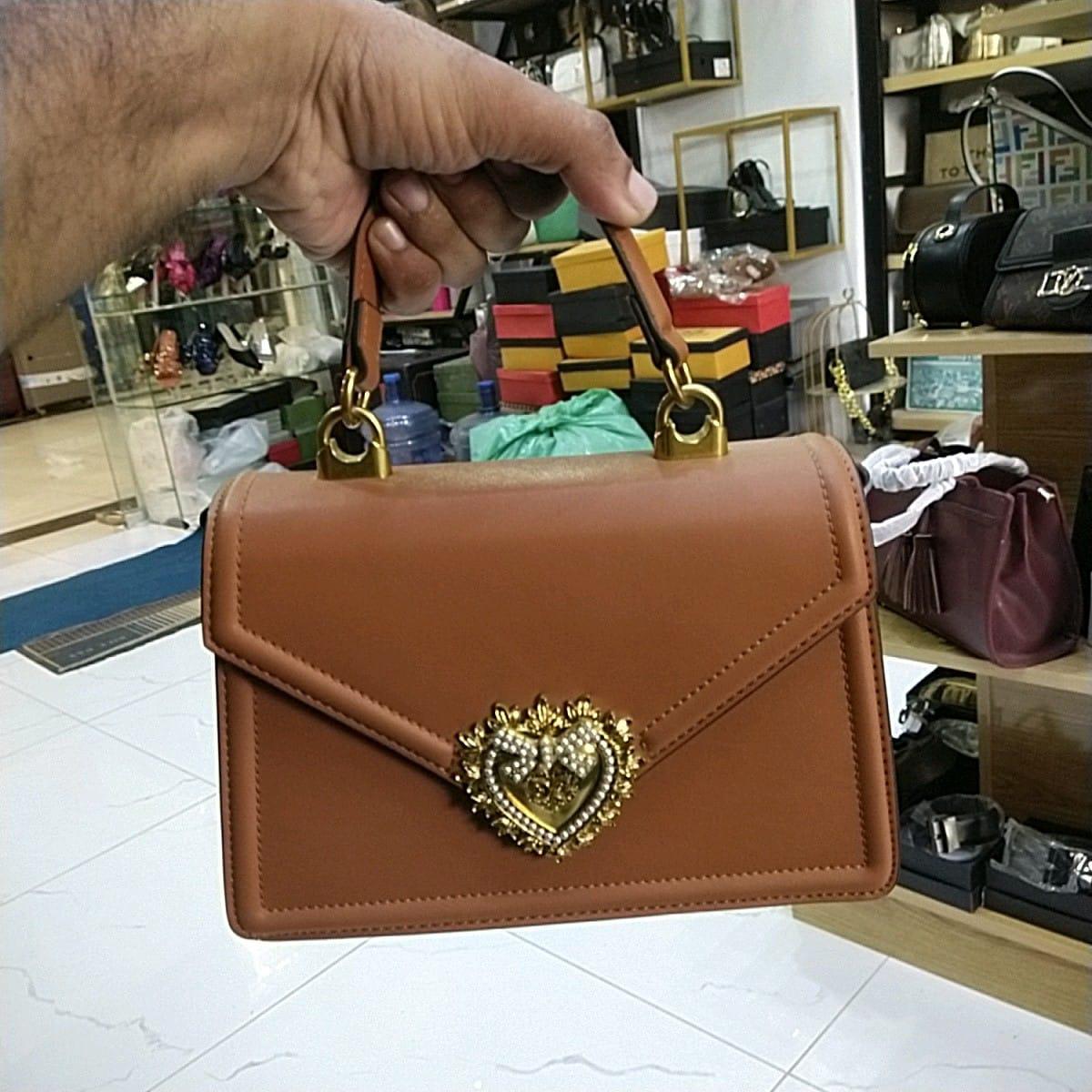 DOLCE & GABBANA Devotion β Master Quality Luxury Bag (Brown)