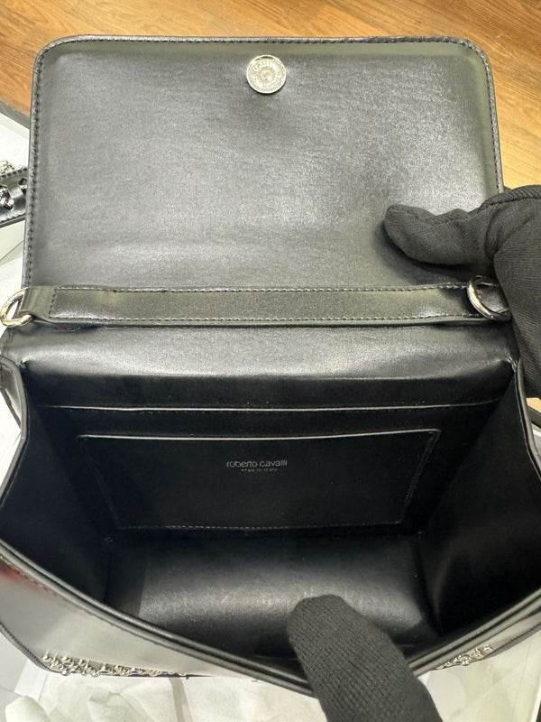 Roberto Cavalli Handbag (black/silver/blue)