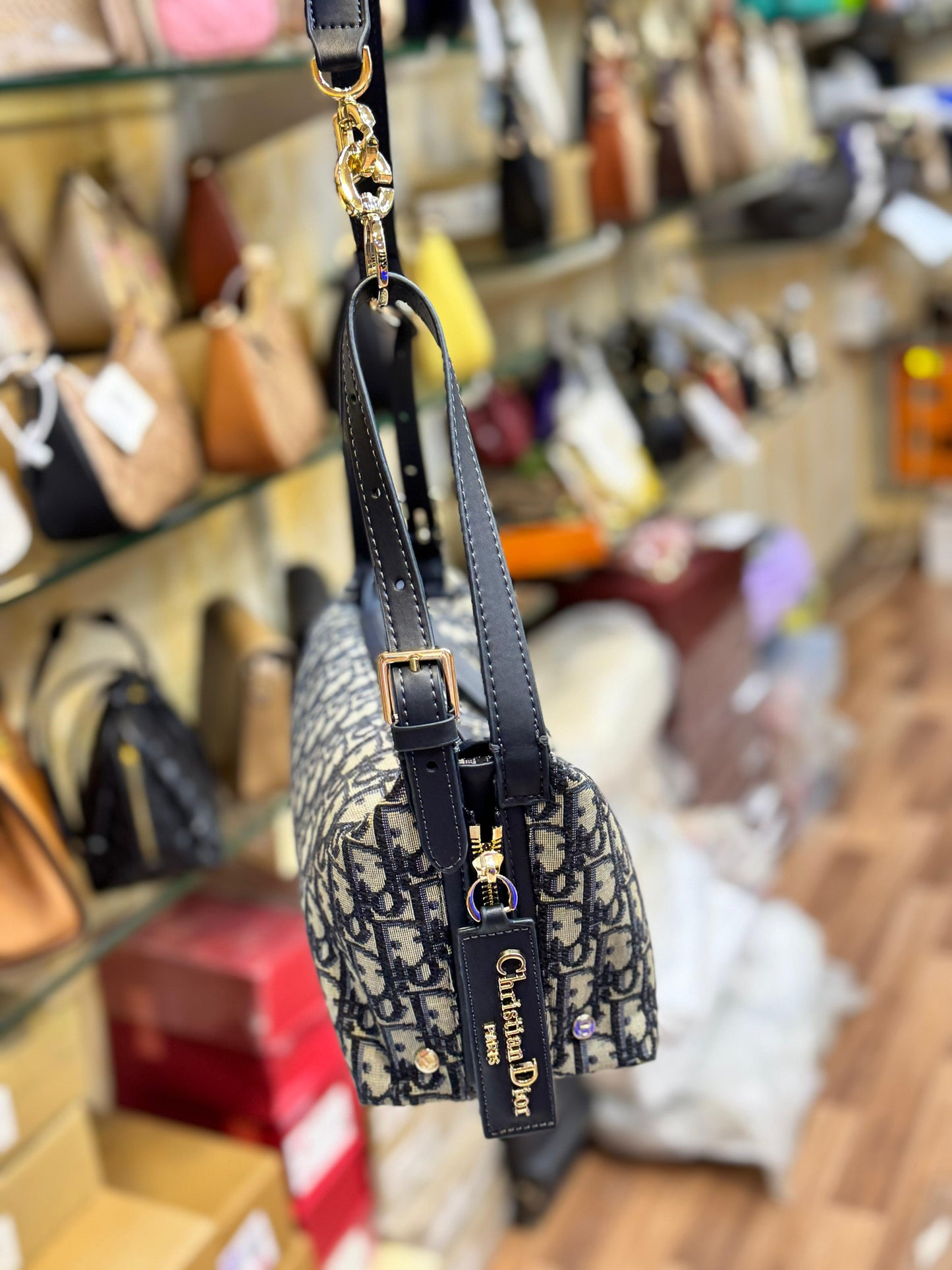 D-I-O-R Luxury Small Jacquard Canvas Women Bag – D-Journey Inspired | Premium Edition