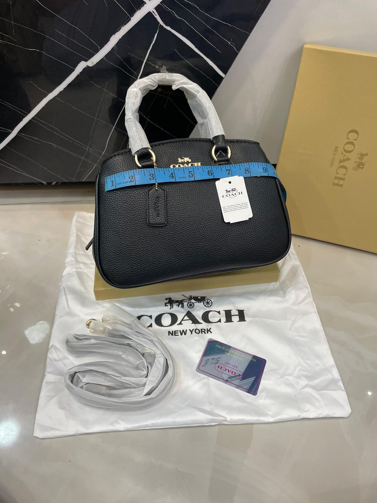 C-O-A-C-H Luxury Crossbody Women Bag – Master Class Edition | (Black)