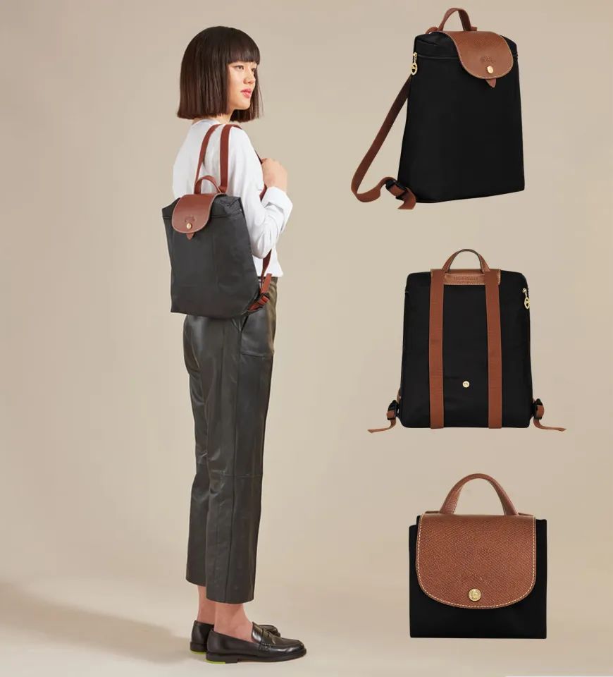 L-O-N-G-C-H-A-M-P Backpack – Classic Everyday Edition (Maroon)