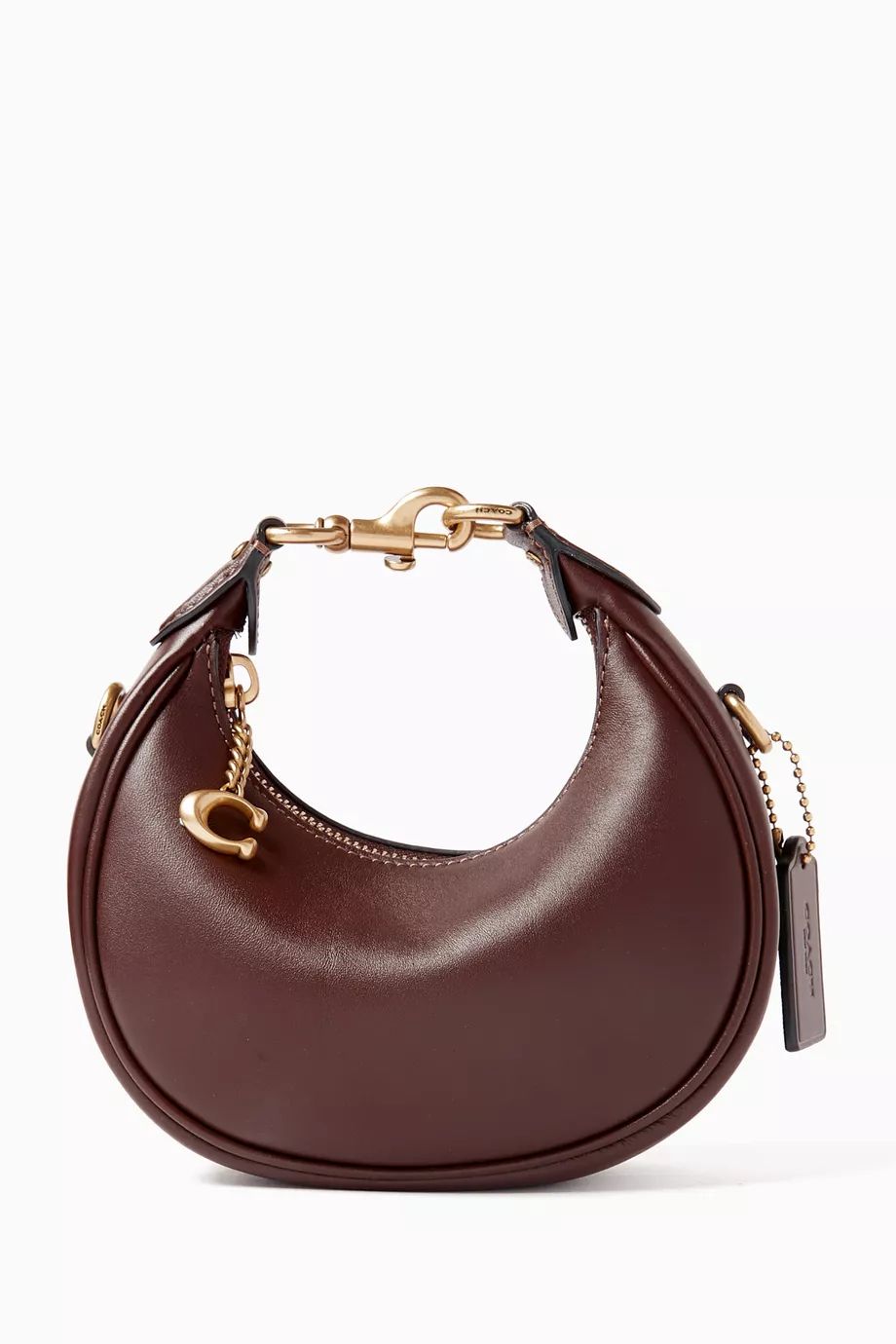 C-O-A-C-H Jonie Plain Mini Women Bag – Compact Luxury Edition (Brown)