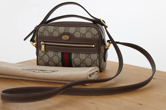 G-U-C-C-I Ophidia Mini Shoulder Crossbody – Signature Luxe Women Bag (Brown)