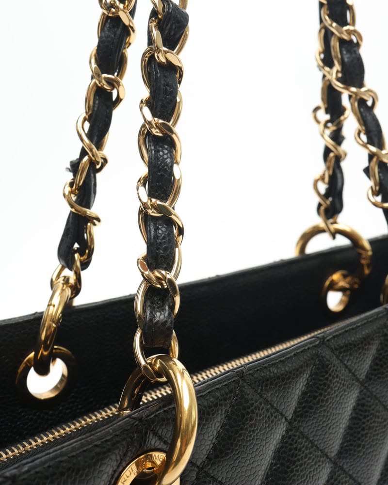 C-H-A-N-E-L Large Coco Allure Shopping Tote – Premium Quality Women Bag | Black Quilted Leather