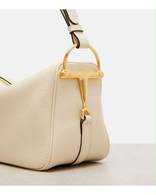G-U-C-C-I Half Horsebit Medium Shoulder Bag – Premium Quality Women Bag | Brand Box Packaging (While)