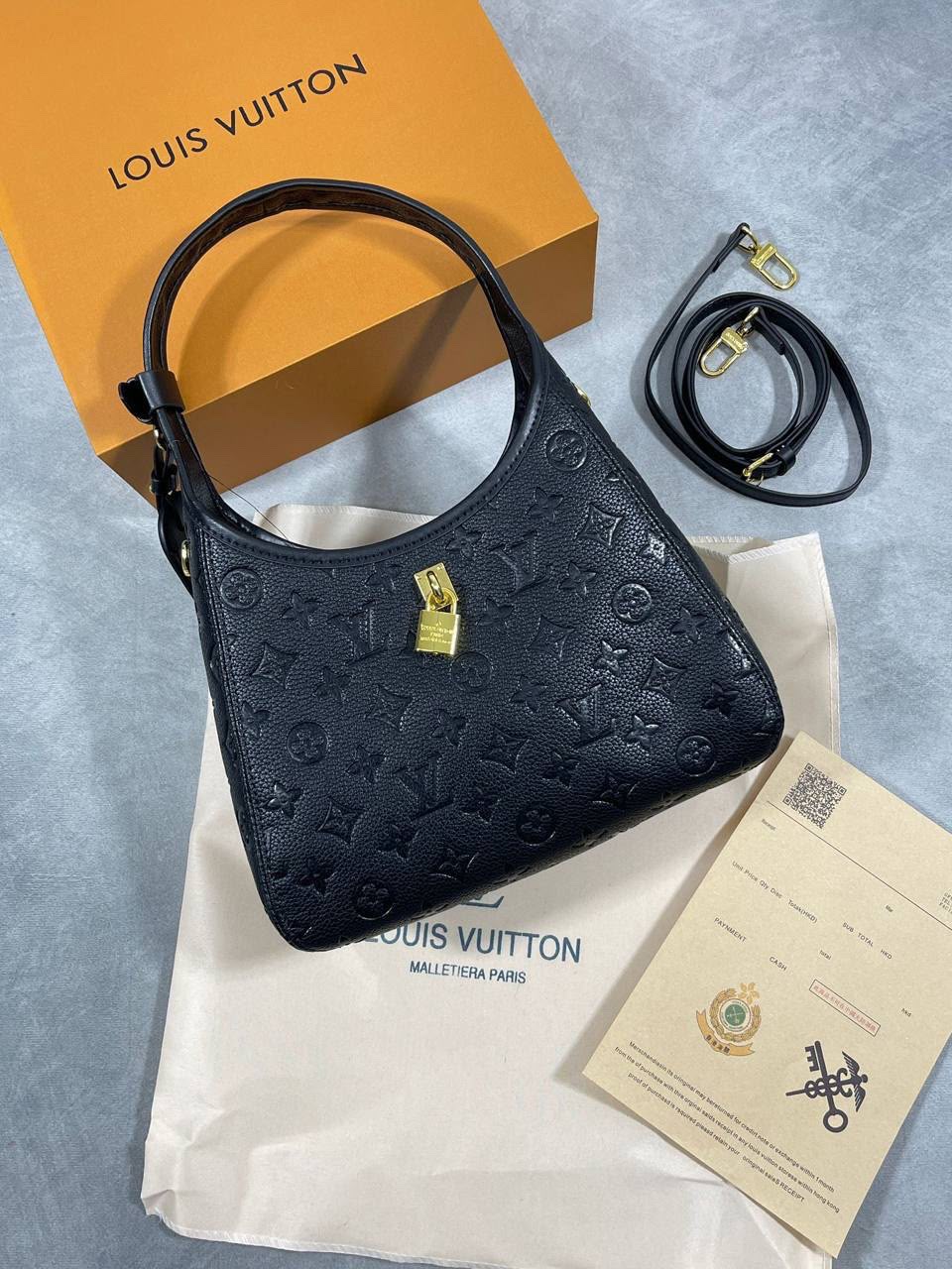 L-O-U-I-S V-U-I-T-T-O-N The Drop PM – Luxury Monogram Women Bag (Black)