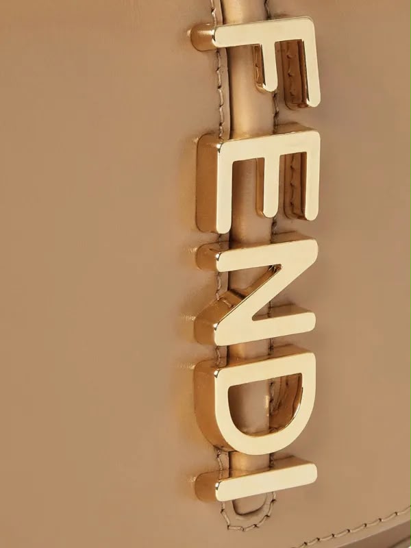 F-E-N-D-I Fendigraphy Wallet on Chain – Premium Quality Women Bag (Brown)