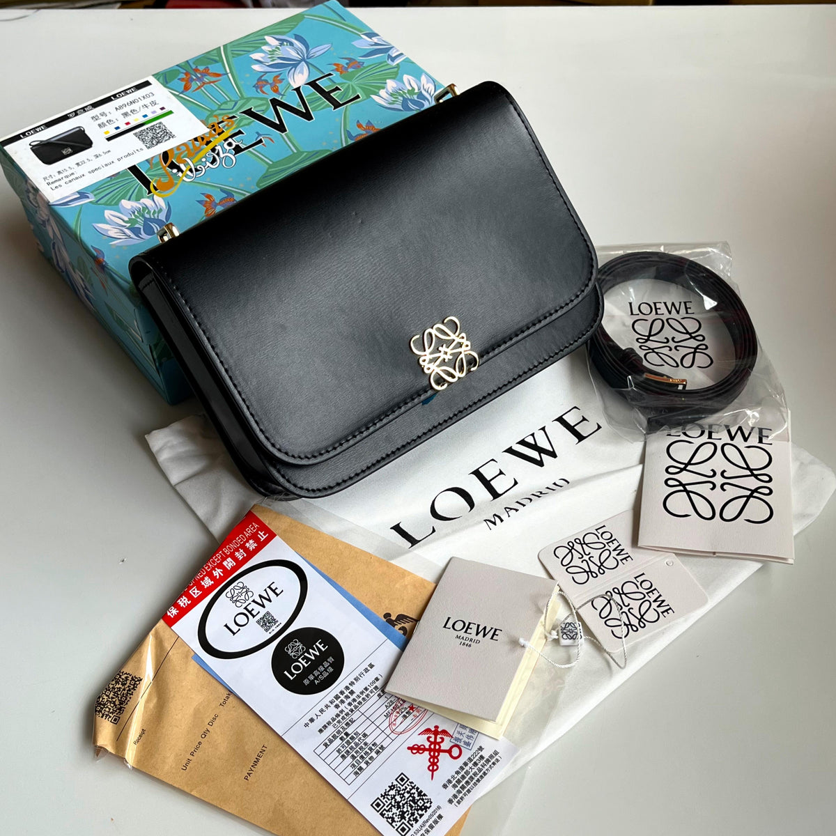 L-O-E-W-E Goya Shoulder Bag – Premium Quality Women Bag (Black)