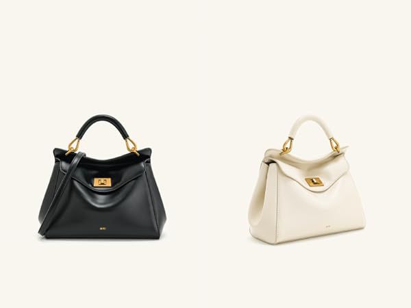 JW PEI Lucia Classic Top Handbag – Premium Women Bag (White)
