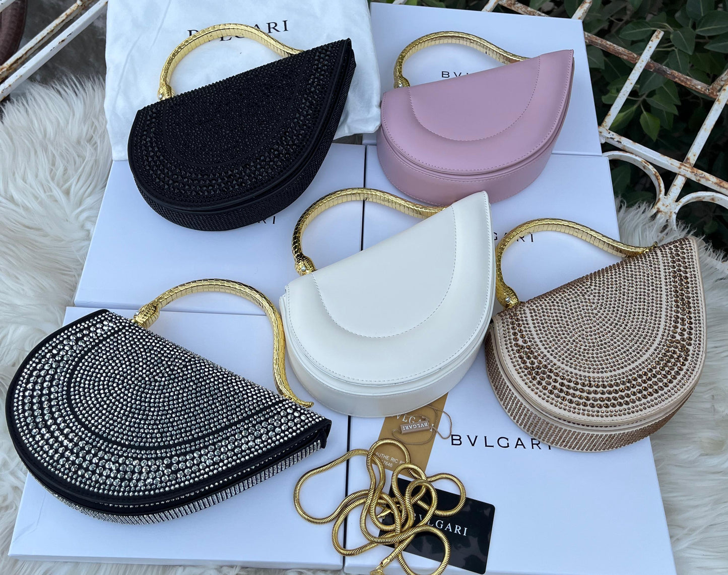 BVLGARI SERPENTI CUORE 1968 – Women Bag | Luxury Top Handle & Crossbody (Gold)