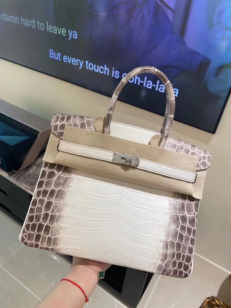 H-E-R-M-È-S Himalayan Birkin – Iconic Luxe Women Bag (White)