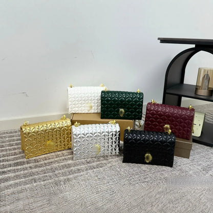 B-V-L-G-A-R-I Serpenti Sugarloaf Quilted Shoulder Bag – Master Quality | Box Packaging | Green