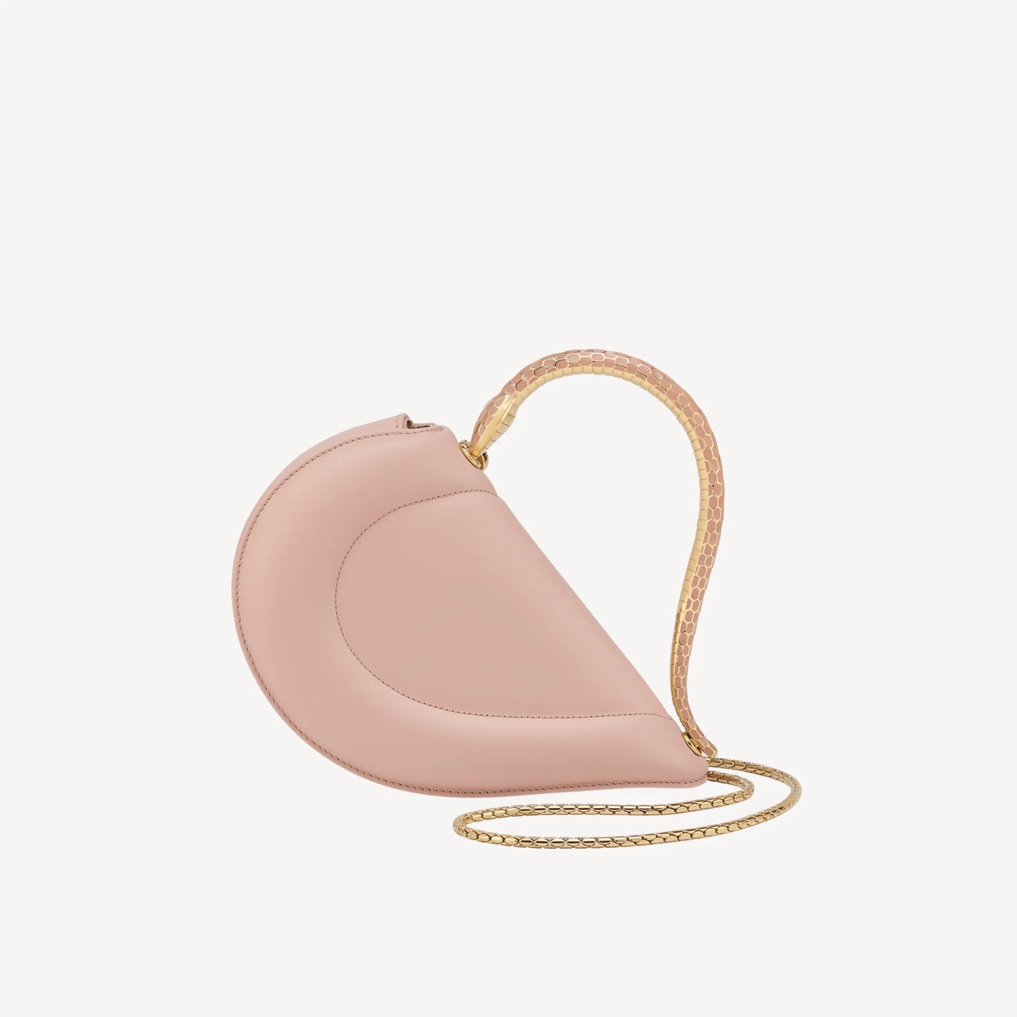 B-V-L-G-A-R-I Serpenti Cuore 1968 Top Handle – Iconic Luxe Women Bag (Pink)