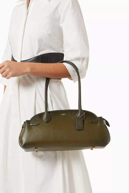 C-O-A-C-H Empire Carryall Women Bag – Vintage Luxe Edition (Green)