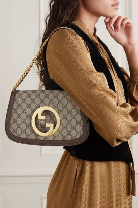 GUCCI BLONDIE SMALL SHOULDER BAG – LUXURY & STYLE (Brown/Beige)