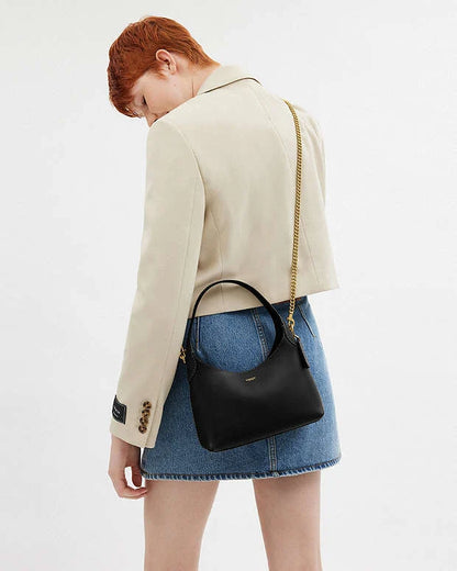 C-O-A-C-H Brooklyn Shoulder Bag 23 – Modern Luxe Women Bag (Black)