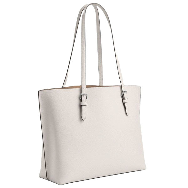 C-O-A-C-H Mollie Tote Women Bag – Premium Class Big Size Edition (Silver Chalk White)