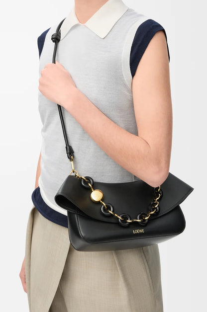 L-O-E-W-E Ola Medium Shoulder Women Bag – Modern Luxe Edition (Black)