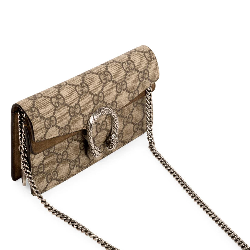 G-U-C-C-I Dionysus GG Supreme Mini Crossbody Bag – Signature Luxe Women Bag (Brown)