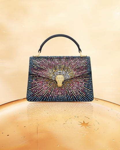 B-V-L-G-A-R-I Serpenti Forever Day-to-Night Shoulder Bag – Signature Luxe Women Bag (Black)