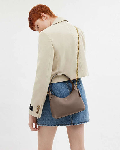 C-O-A-C-H Brooklyn Shoulder Bag 23 – Modern Luxe Women Bag (Brown-2)