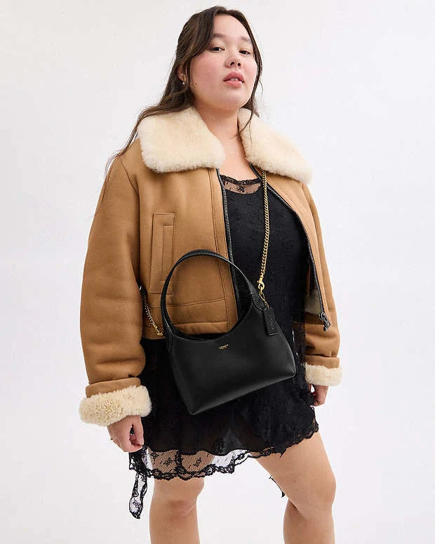 C-O-A-C-H Brooklyn Shoulder Bag 23 – Modern Luxe Women Bag (Black)