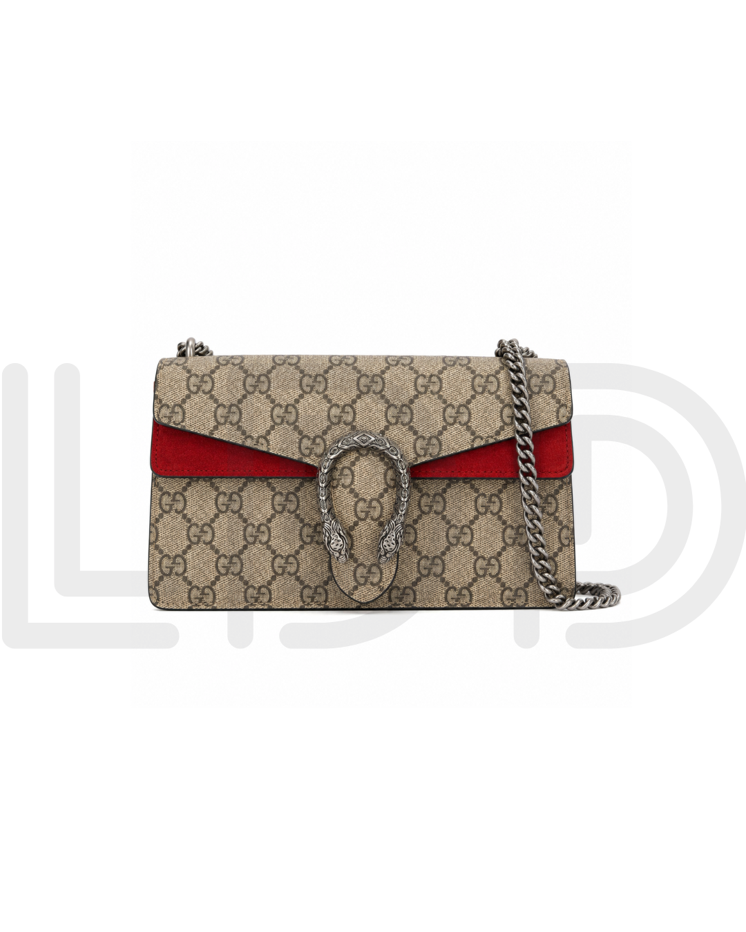 G-U-C-C-I Dionysus GG Supreme Mini Crossbody Bag – Signature Luxe Women Bag (Red))
