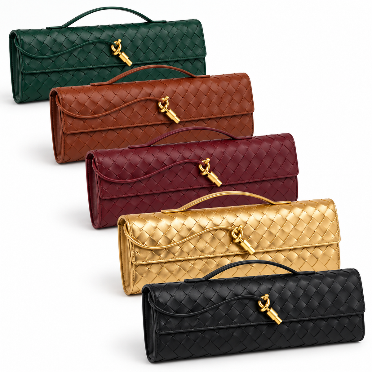 B-O-T-T-E-G-A V-E-N-E-T-A Andiamo Bag – 31cm Clutch Bag (5 Colours)