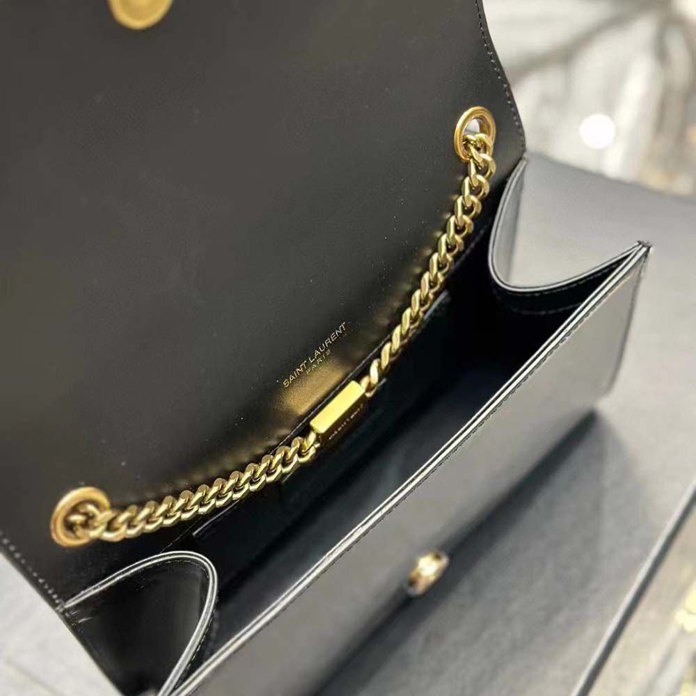 Saint Laurent Kate Small YSL Crossbody Bag  (Black 2)