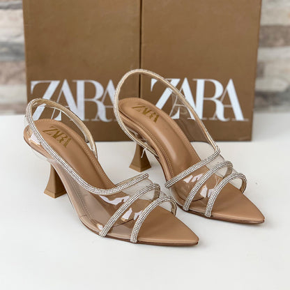 Zara Heels – Premium Women’s Footwear (brown)