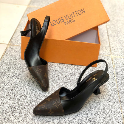 Louis Vuitton LV Charlie Sling Back Heel – Premium Women’s Footwear (Brown )