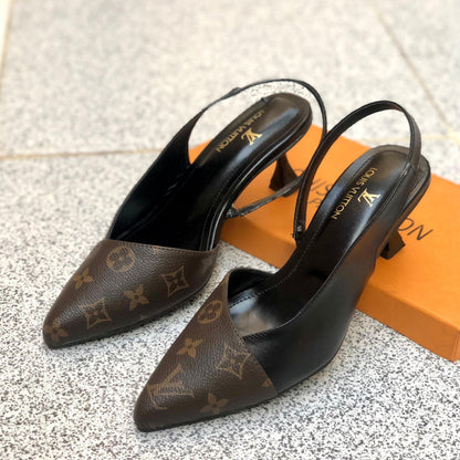 Louis Vuitton LV Charlie Sling Back Heel – Premium Women’s Footwear (Brown )