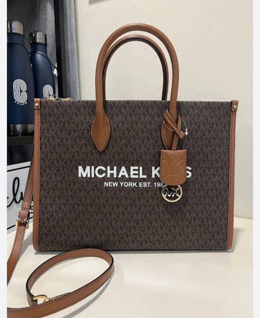 Michael Kors Women Bag – Premium Quality with Full Embossing (Brown)
