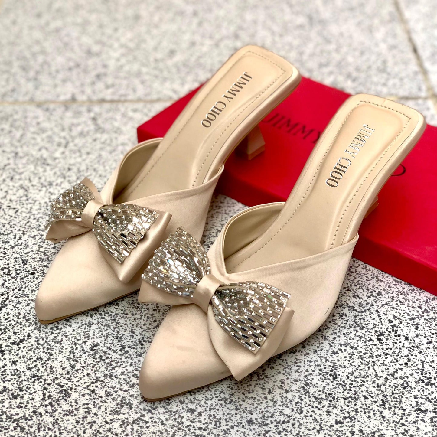 Re_Stock: Jimmy Choo Heels (gold)