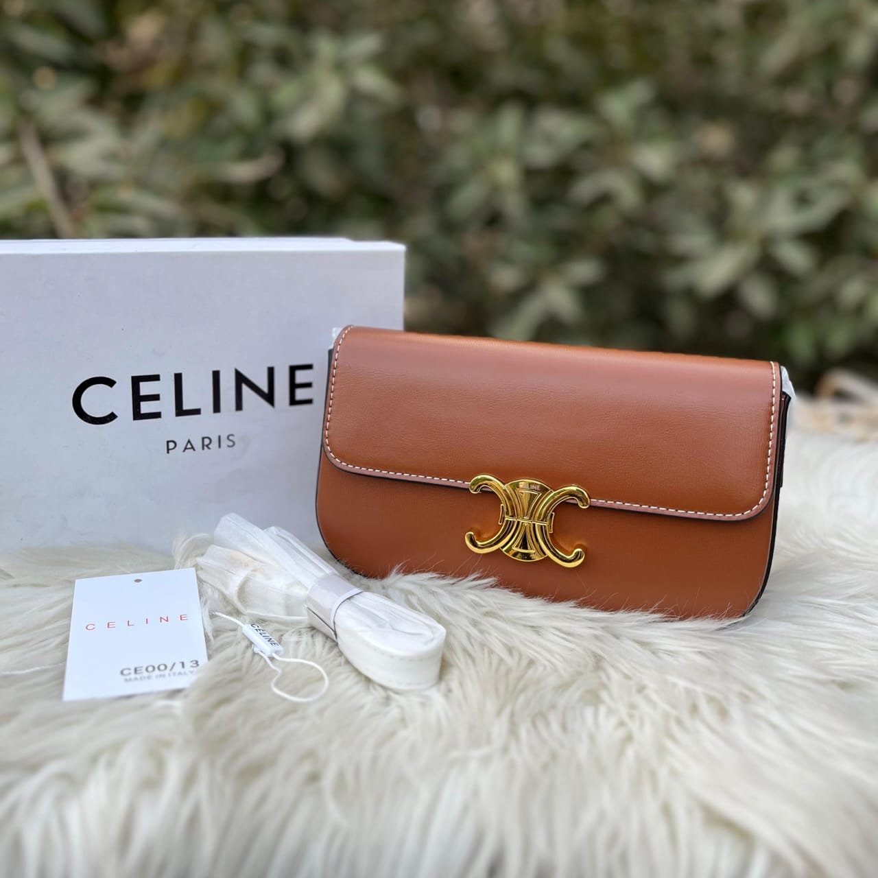 CELINE Crossbody Bag (gold/brown)