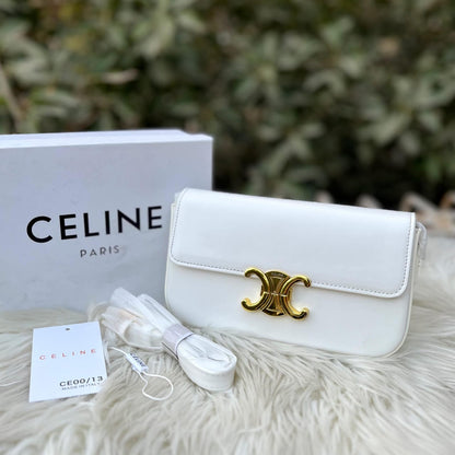 CELINE Crossbody Bag (white/gold)