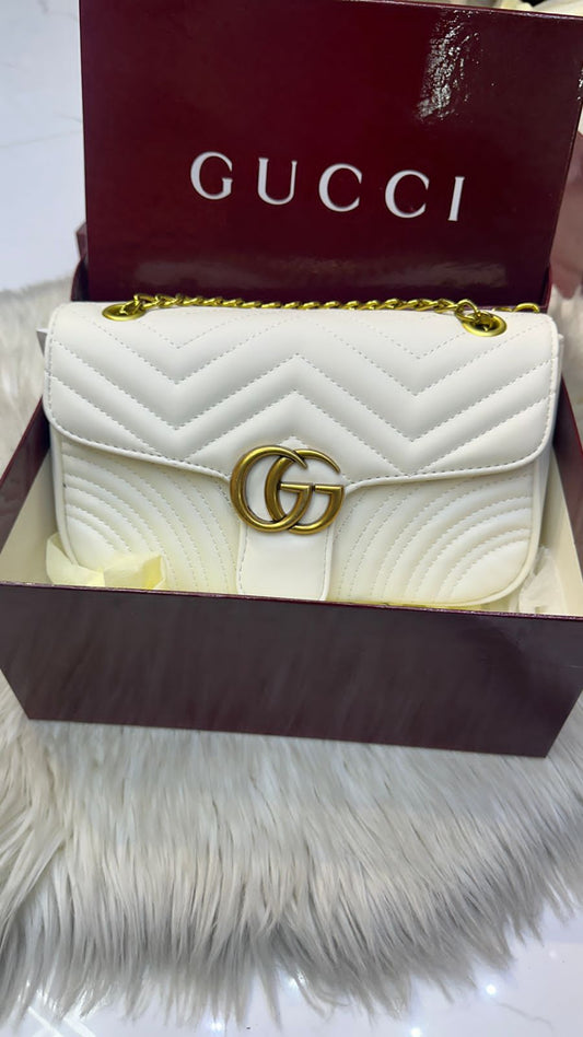 Premium GUCCI Marmont Women Bag (White)