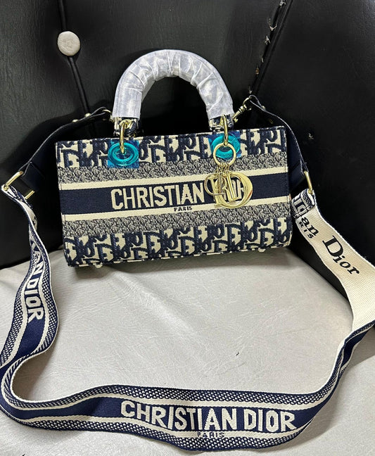Christian Dior Embroidered Purse – Premium Women Bag (Blue)