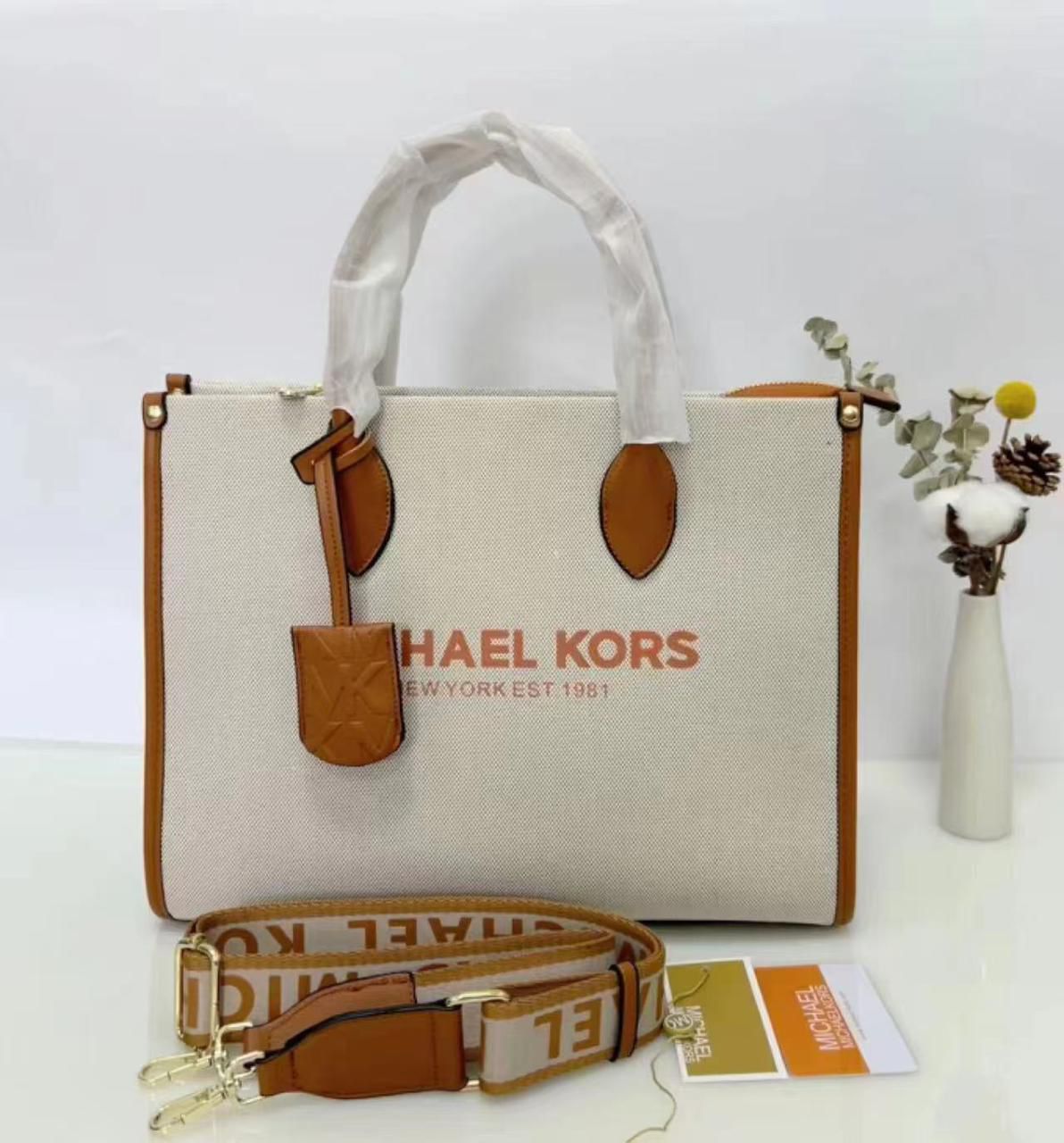 MICHAEL KORS Women Tote Bag – High Quality (brown)