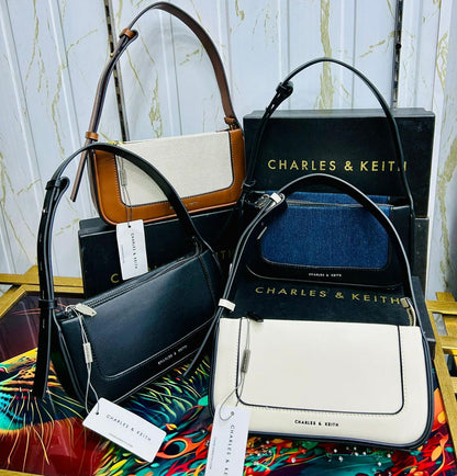Charles & Keith – Premium Quality (Black/Blue)