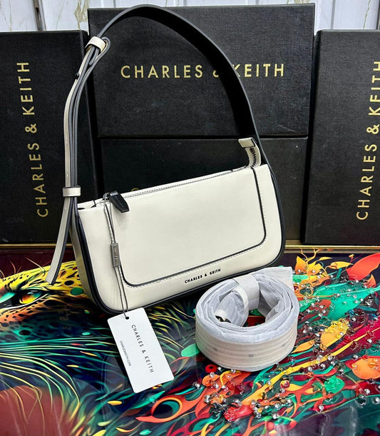 Charles & Keith – Premium Quality (White/black)
