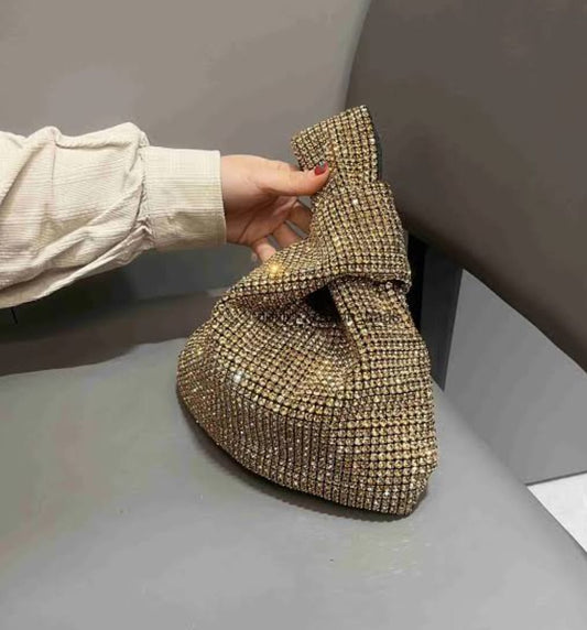 UNIQUE POTLI HAND BAGS (Gold)