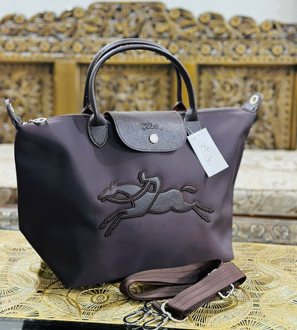 Longchamp Tote Bag – Premium Women's Bag (Grey)