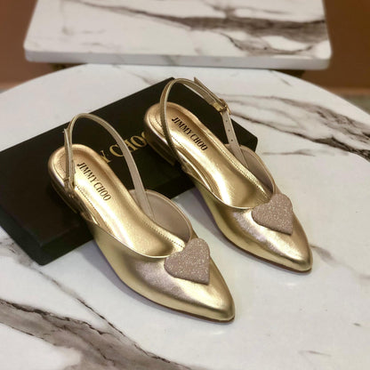 Jimmy Choo Pumps – Elegant Women's Shoes (Gold)